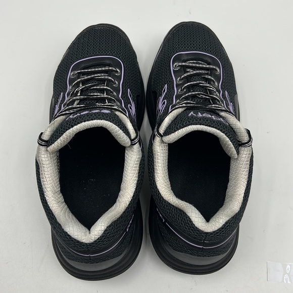 GRAVITY GDEFY MIGHTY WALK COMFORT PAIN RELIEF WOMEN SIZE 10 SHOES BLACK PURPLE - Picture 4 of 11